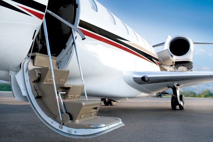 Private jet stairs